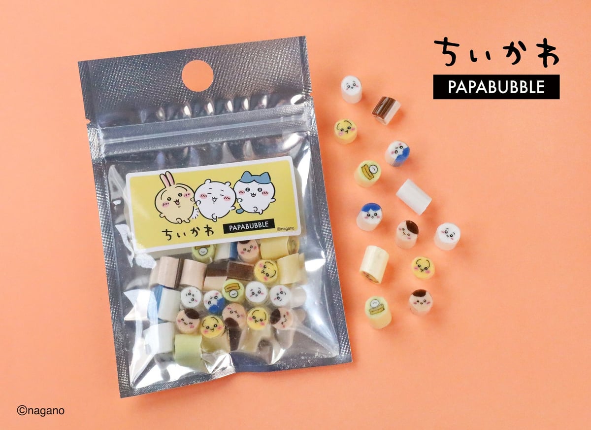 パパブブレと「ちいかわ」のコラボキャンディが登場！5月8日発売開始