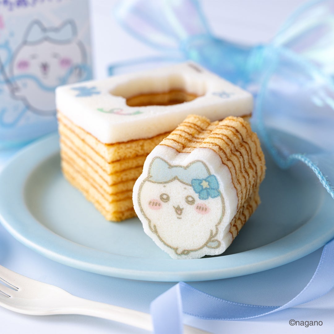 ちいかわのかわいさをぱかっと楽しむ型ぬきバウム！ちいかわらんどで先行販売 7月3日〜