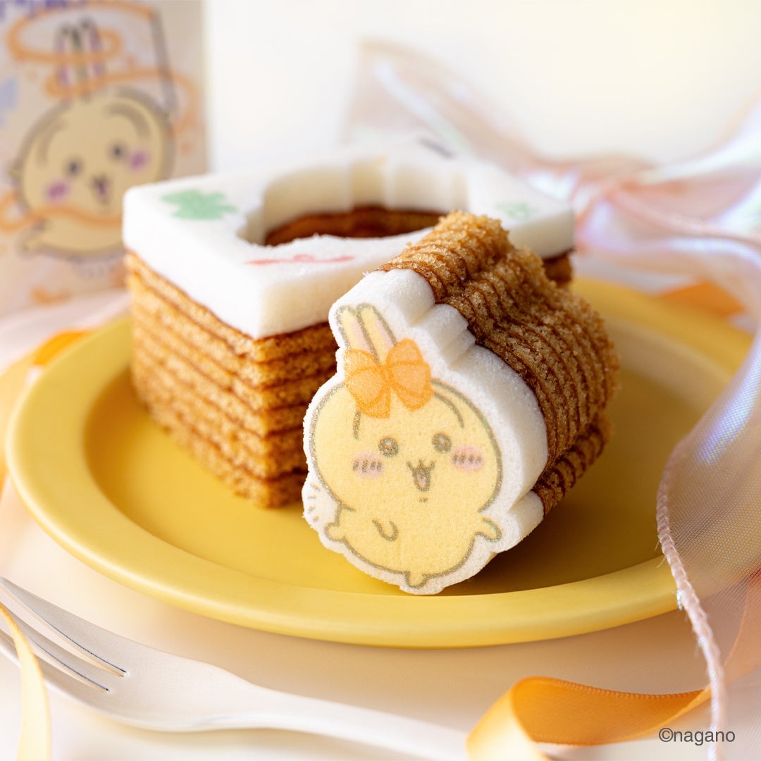 ちいかわのかわいさをぱかっと楽しむ型ぬきバウム！ちいかわらんどで先行販売 7月3日〜