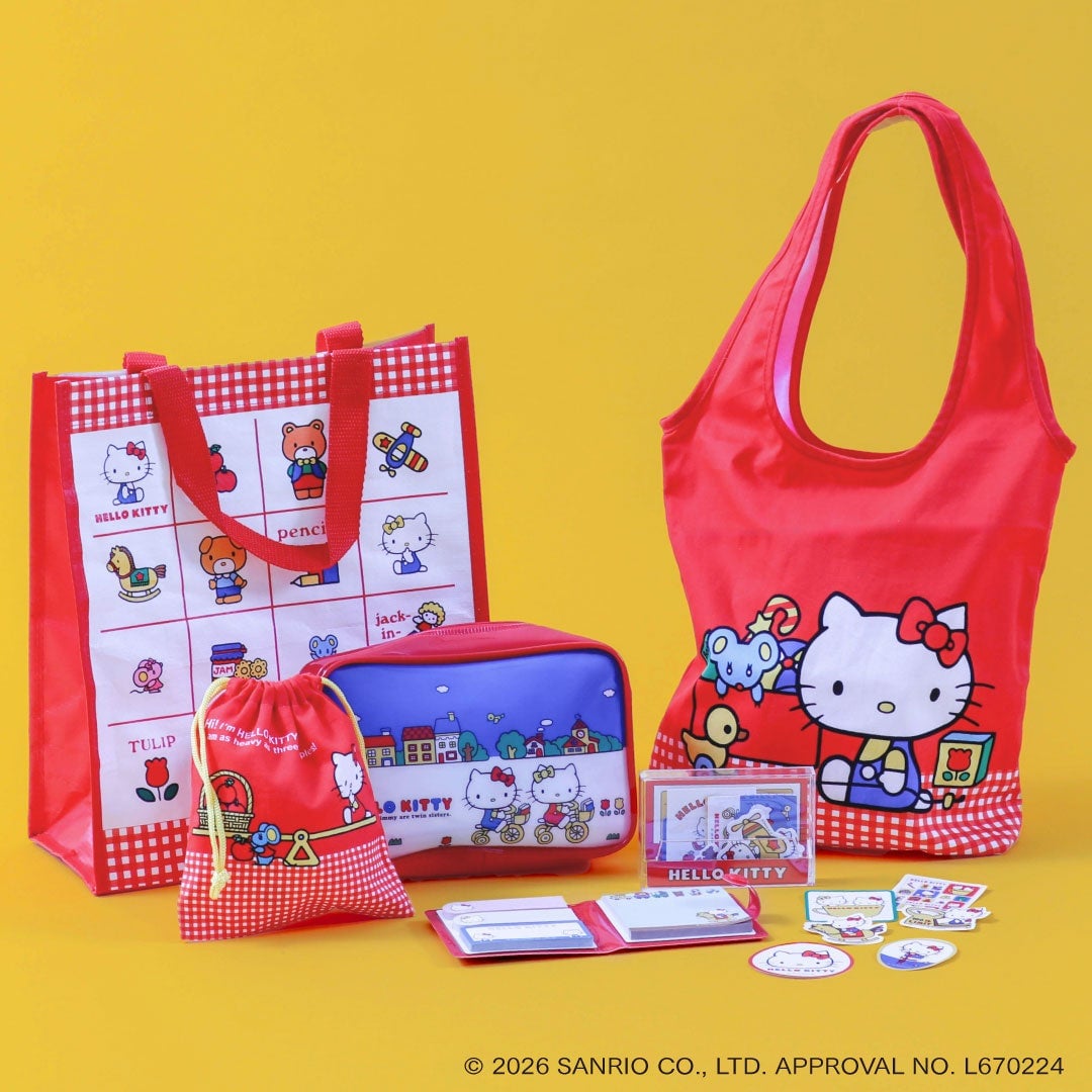 HELLO KITTY × 3COINS 3つのコンセプトのコラボレーショングッズが7月18日(土)発売! 7月18日〜
