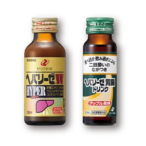 ゼリア新薬 ヘパリーゼ Wハイパー／ヘパリーゼ 胃腸ドリンク 100ml