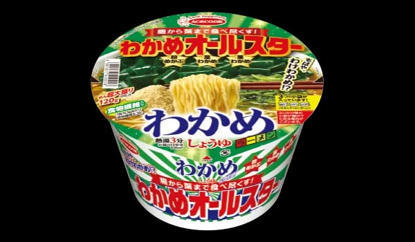 エースコック わかめオールスター わかめラーメン しょうゆ