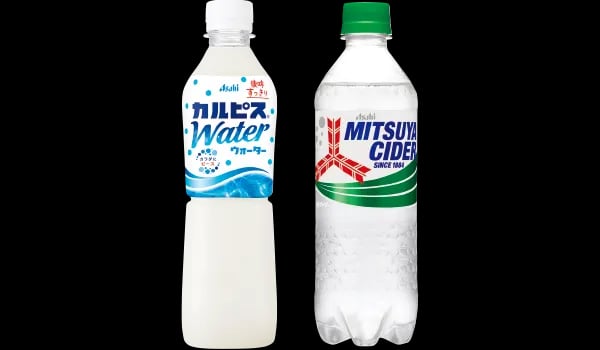 アサヒ（カルピスウォーター 500ml／三ツ矢サイダー 500ml）