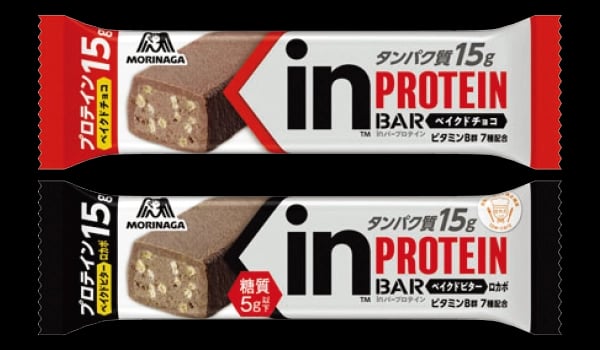 森永製菓 inバープロテイン（ベイクドチョコ／ベイクドビター）