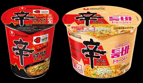 農心 辛ラーメンカップ／辛ラーメントゥーンバカップ