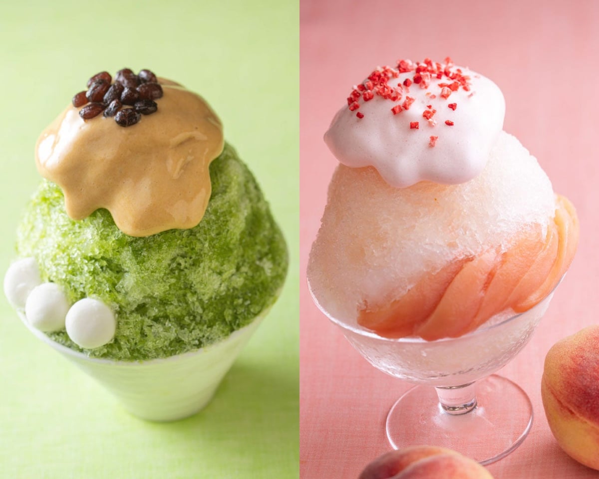 みなとみらいで味わう夏の風物詩。7月は芳醇に香る“西尾の抹茶”、8月はみずみずしい山梨県産“桃”純氷を使用した季節限定の「かき氷」登場 7月1日〜