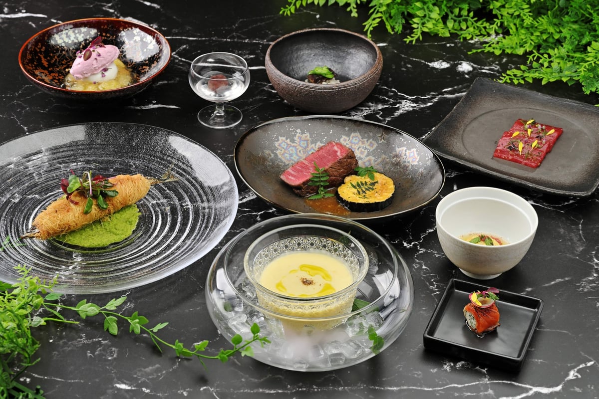 ザ・プリンス 京都宝ヶ池「メインダイニング いと桜」で味わう和とフレンチのハイブリッドディナー「サンク サヴール」夏〜初秋メニュー販売 7月1日〜