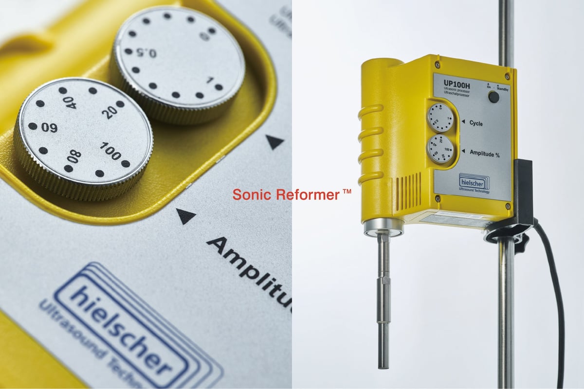使用機器:Hielscher Ultrasonics「UP100H」