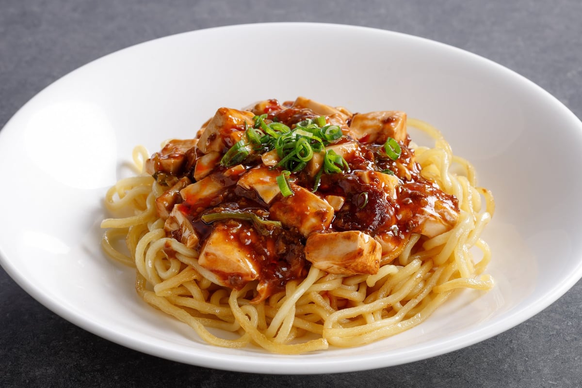 麻辣麻婆豆腐焼きそば
