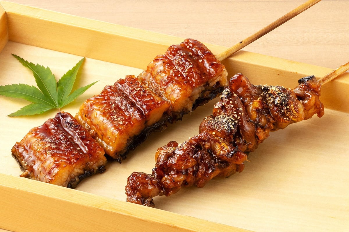 鰻串 盛り合わせ(620円)