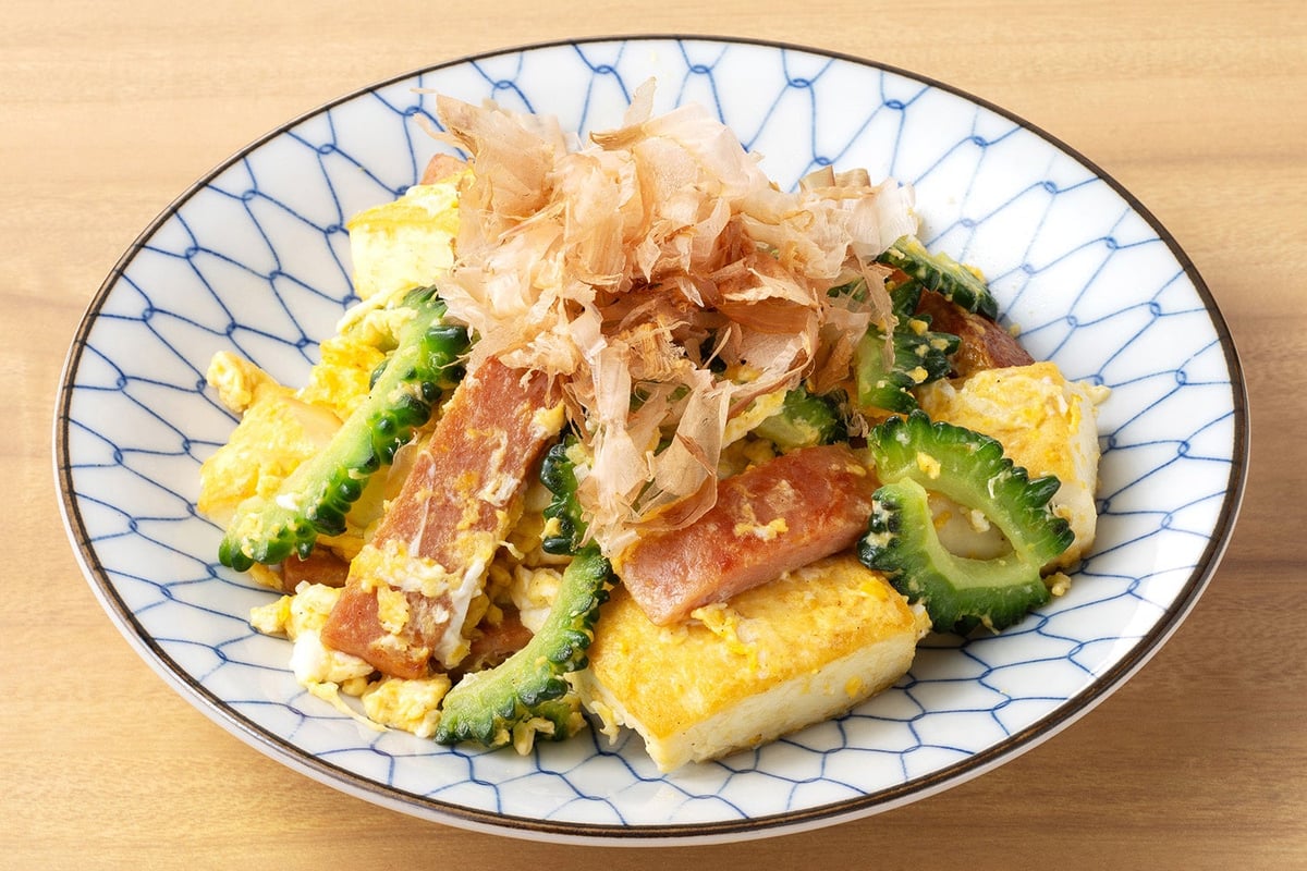 ゴーヤとスパムのチャンプル(650円)