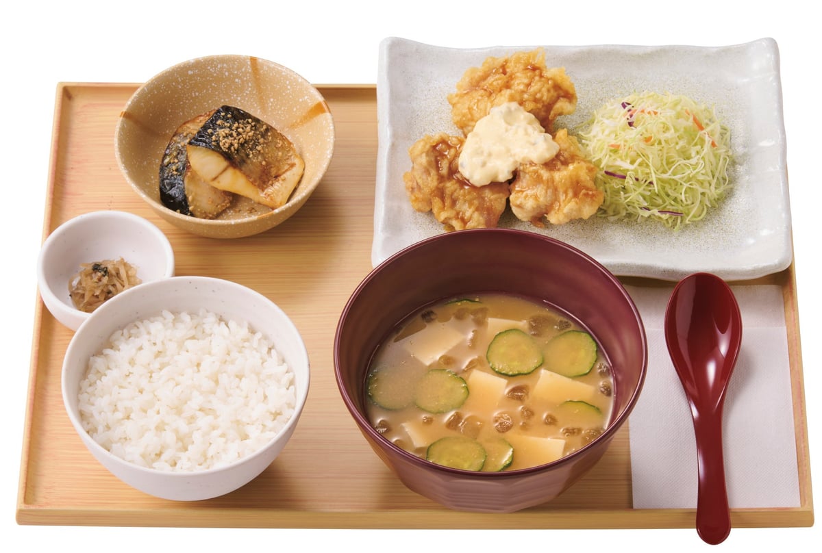 宮崎冷汁ととり南蛮の定食 1,150円