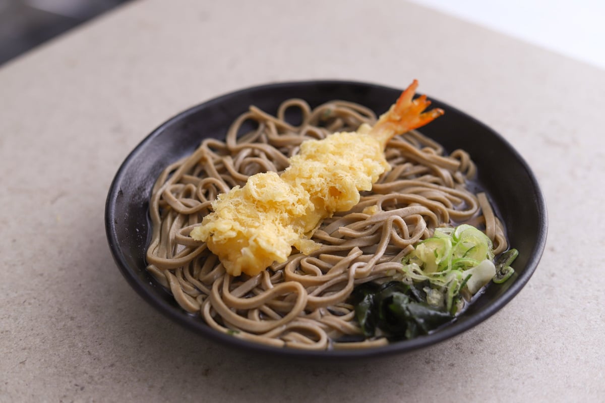海老天そば（冷）