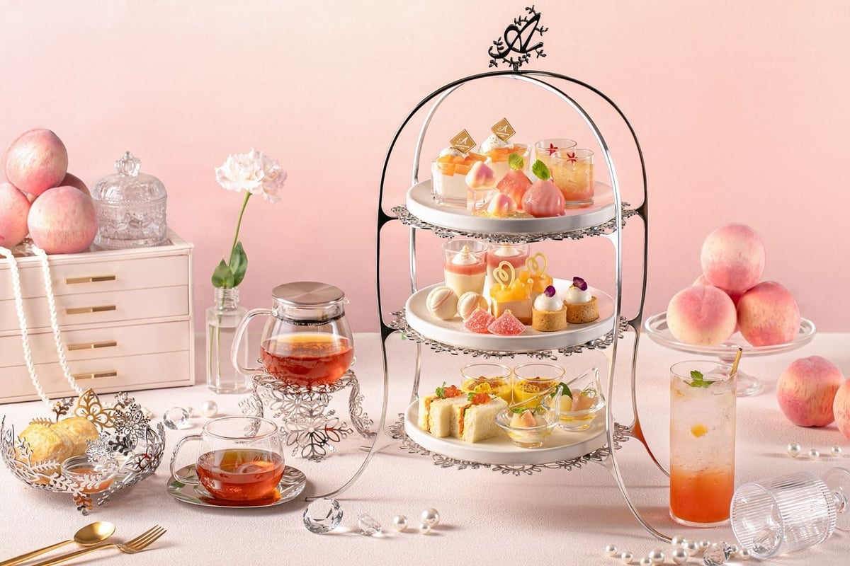 桃 Bijou アフタヌーンティー6,900円(税込)