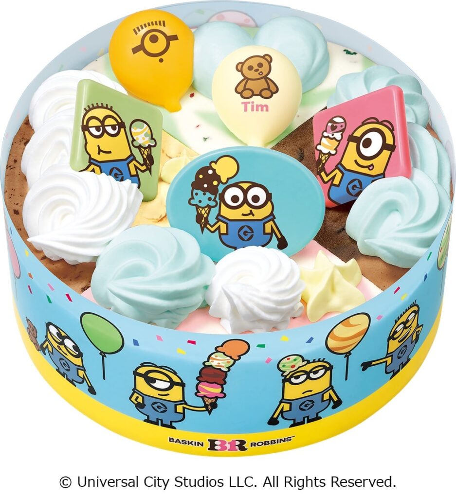 サーティワンの新作アイスケーキ“ミニオン パレット4”が7月15日から登場!パーティー気分で楽しもう