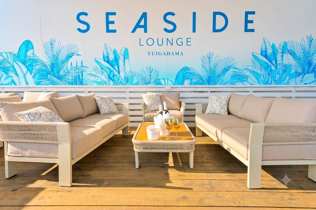 由比ヶ浜の海の家「BBQ SEASIDE LOUNGE」で極上ビーチラグジュアリー体験 7月1日〜