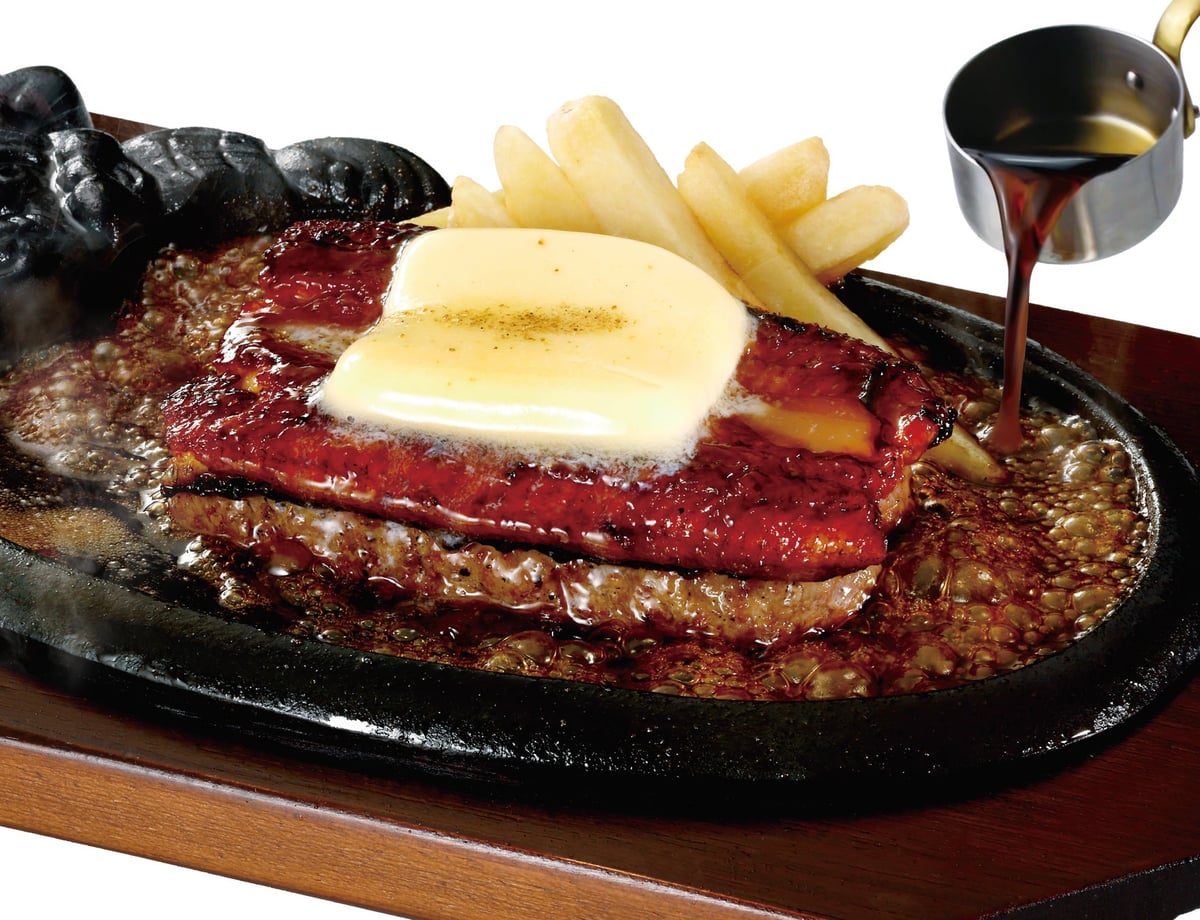 ブロンコビリーの数量限定「炭焼き うながんこハンバーグ～背徳バターのせ～」が登場！東京都ほか5府県で夏のスタミナ補給に