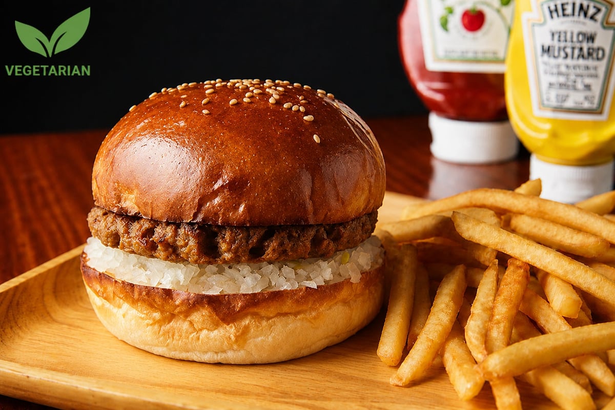 VEGETARIAN BURGER(ベジタリアンバーガー)※イメージ