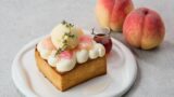 Buttery Cafe 名古屋で新発売！白桃バタートースト＆数量限定桃ミルクレープが登場