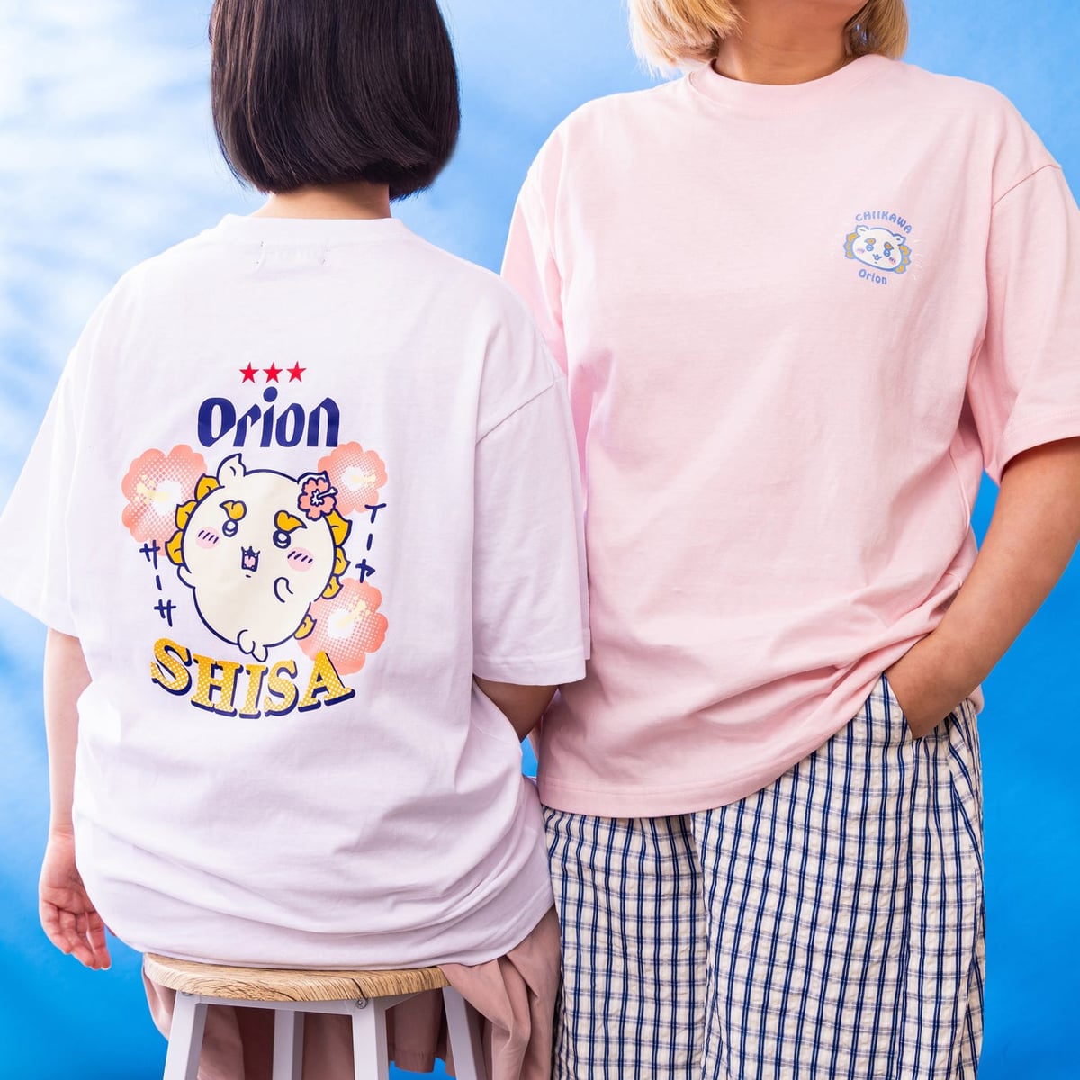 ちいかわ×オリオンビール 沖縄らしいシーサーデザインのTシャツが数量限定で登場