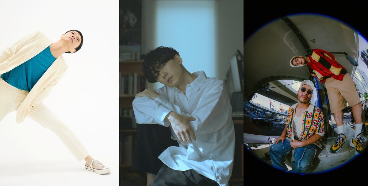 左から 奇妙礼太郎 氏、Kan Sano(Solo Set) 氏、Blue vintage氏