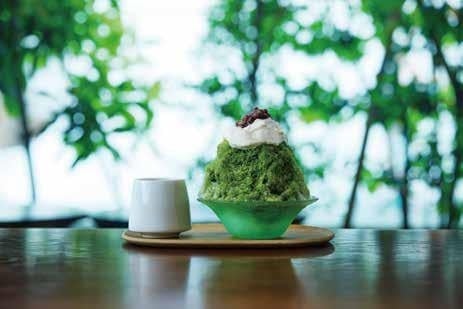 宇治抹茶とマスカルポーネクリーム1,455円 / 1,600円（抹茶蜜・小豆・よもぎ団子・マスカルポーネクリーム）