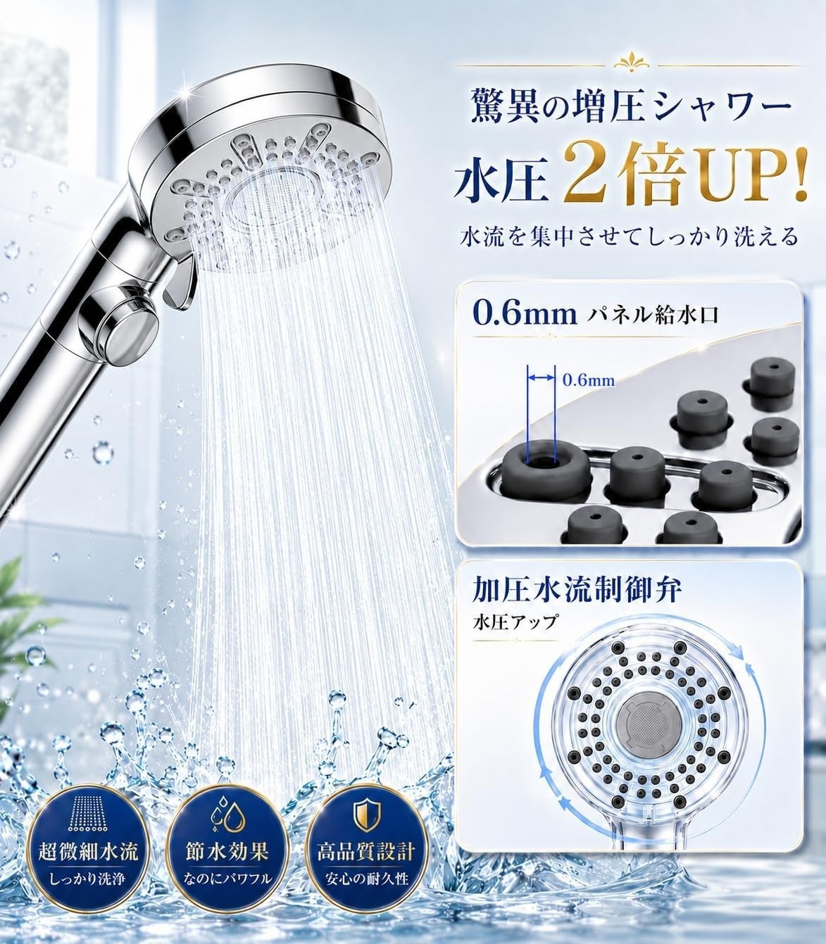 EnergyBearシャワーヘッドで節水&美容効果!プライムデー特別セール開催 7月7日〜13日 7月7日〜
