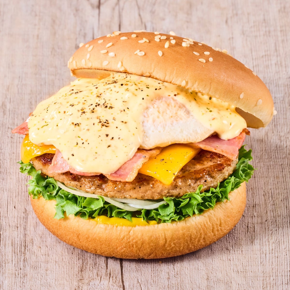 エッグベネディクトバーガー
