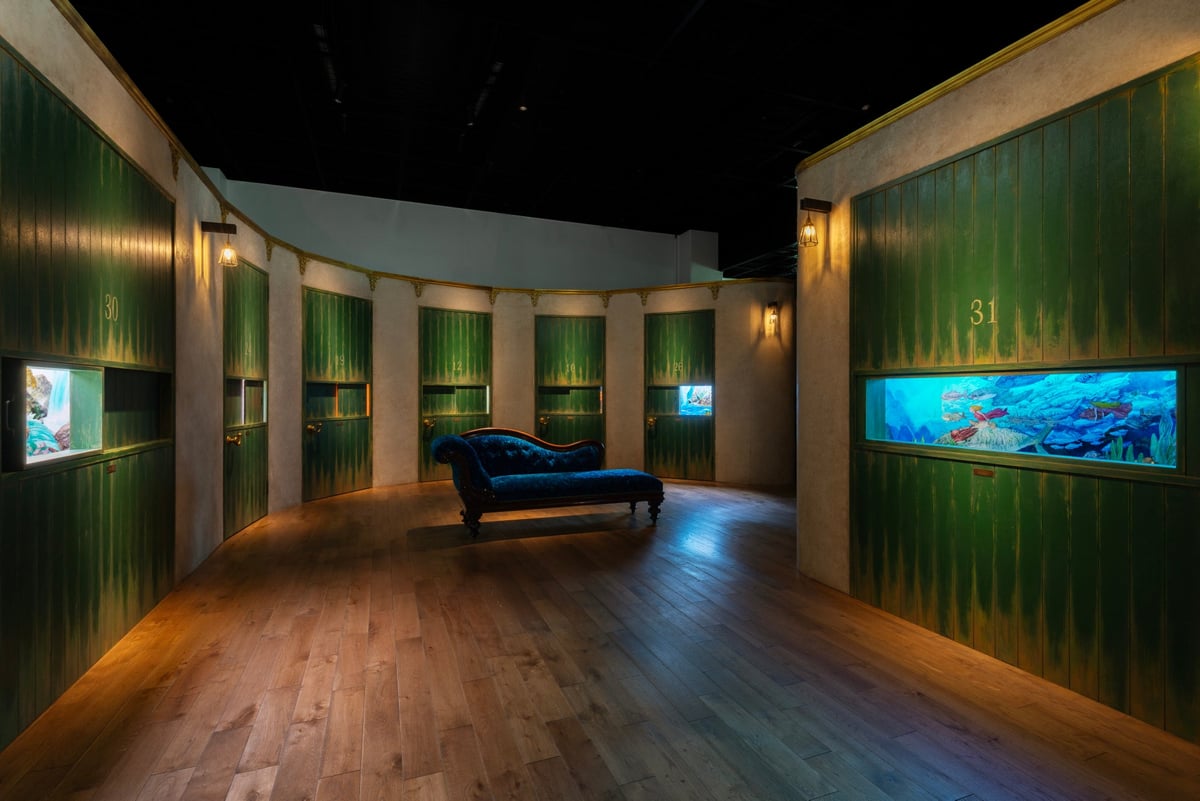 「パノラマボックス展」の展示空間 © Studio Ghibli