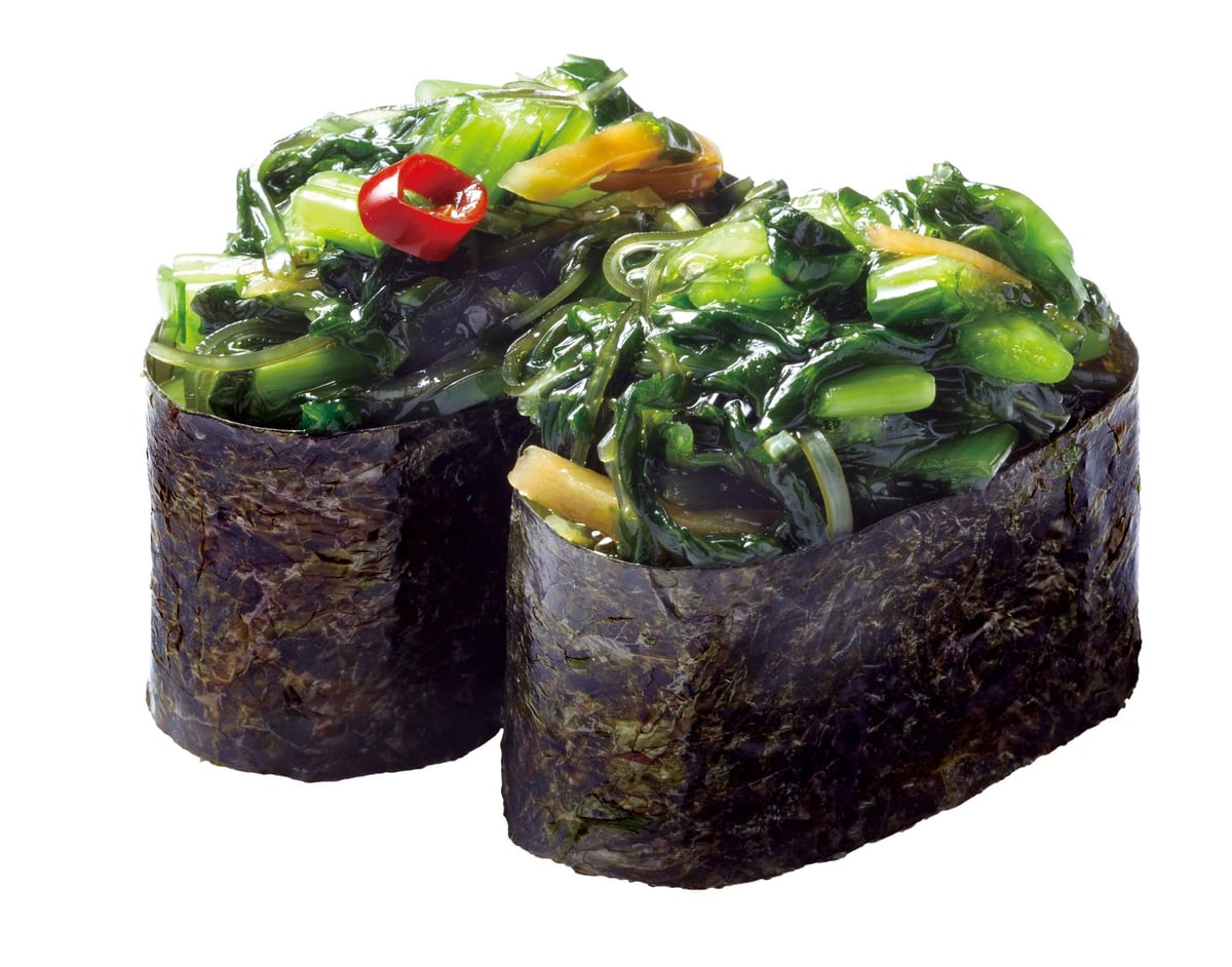 野沢菜昆布軍艦 100円(税込110円)