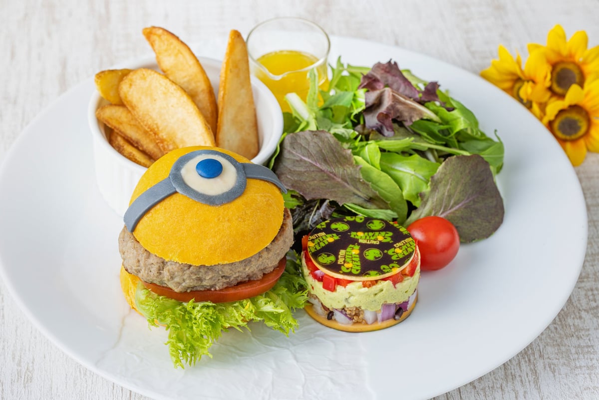 ⑴「ミニオンとグーミーのバーガーランチ」 イメージ