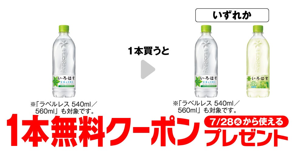 い・ろ・は・す 天然水 540ml
