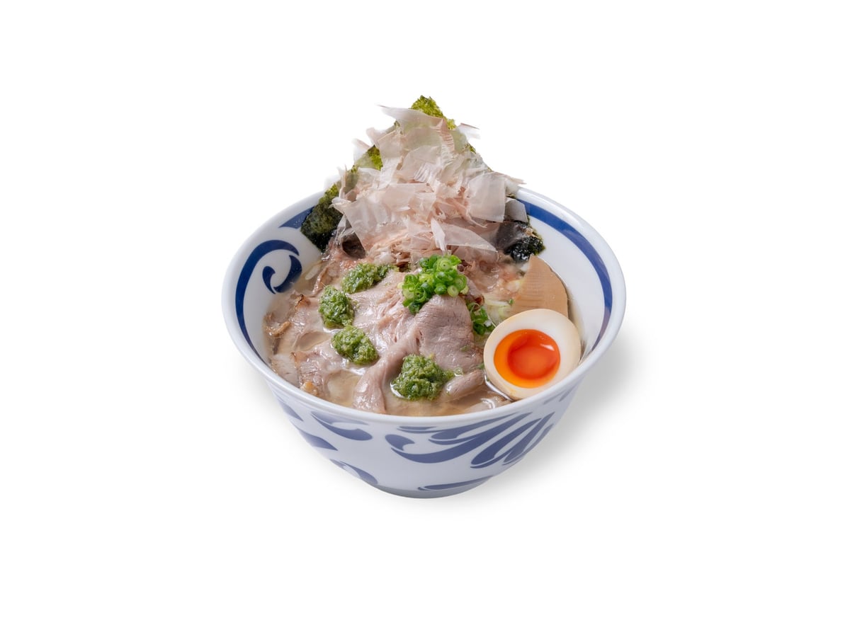 炙り焼豚 出汁そば(白醤油)
