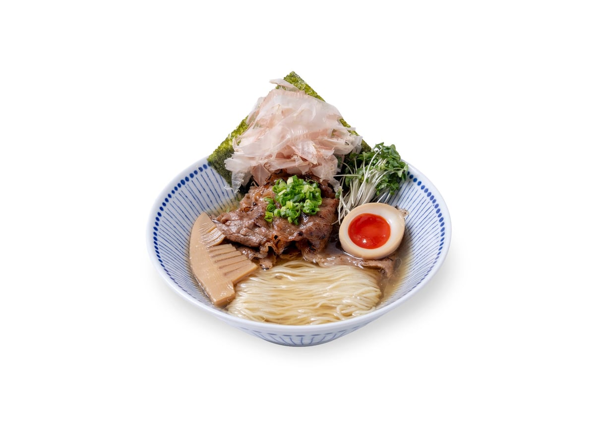炙り和牛冷やしぶっかけそば(白醤油)