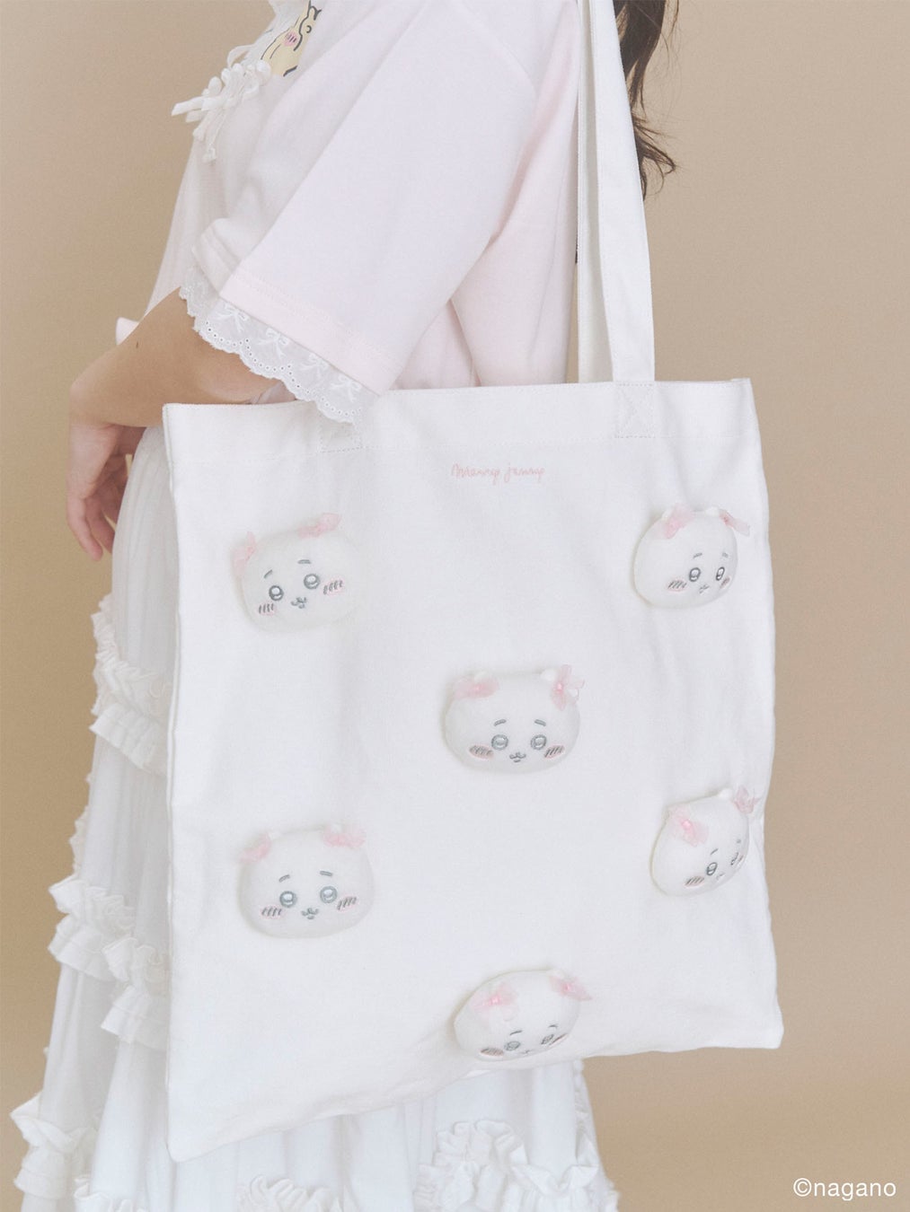 merry jennyが人気キャラクター「ちいかわ」と初コラボ！かわいいリボントート＆フリルTシャツが7月15日から先行販売開始
