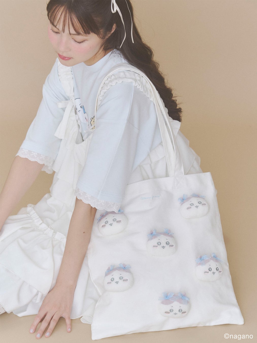 merry jennyが人気キャラクター「ちいかわ」と初コラボ！かわいいリボントート＆フリルTシャツが7月15日から先行販売開始