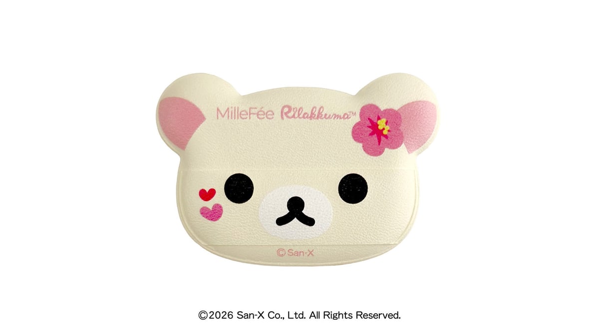 全国のドン・キホーテで「MilleFée」×リラックマのギャルデザインパフが660円から発売