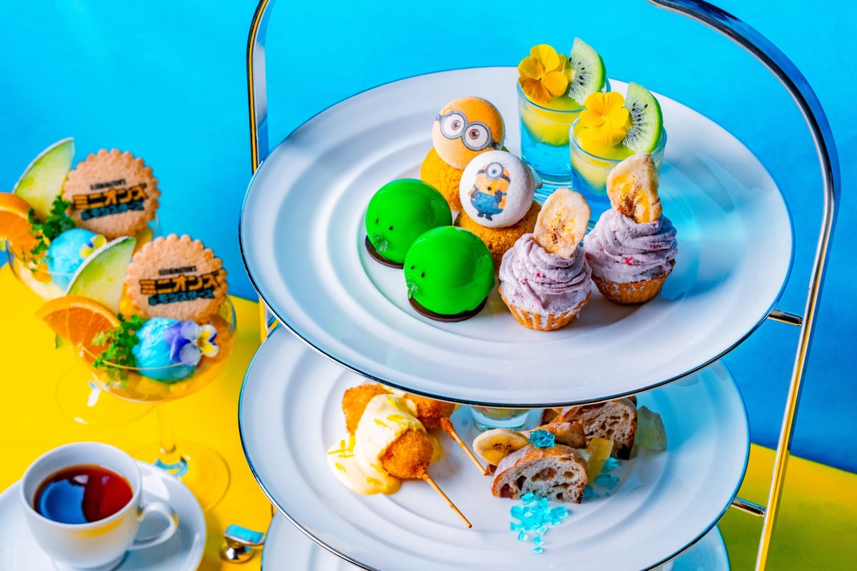 グランドプリンスホテル大阪ベイで「ミニオンズ＆モンスターズアフタヌーンティー」新登場！夏のスイーツを満喫