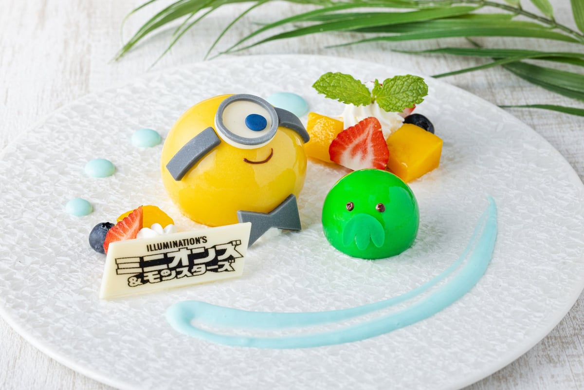 ミニオンとグーミーのムースデザート