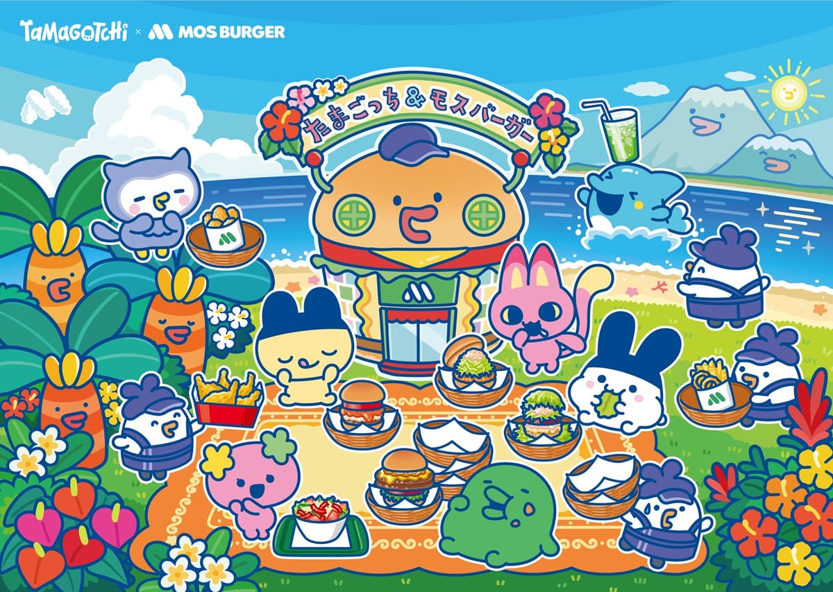 30周年たまごっち×モスバーガー コラボおまけが全国で数量限定登場