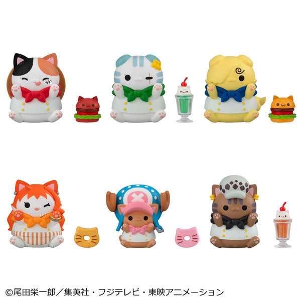 『ワンピース』ニャンピースニャーン!DINER店員姿のキャラたちがかわいい 12月下旬発売予定