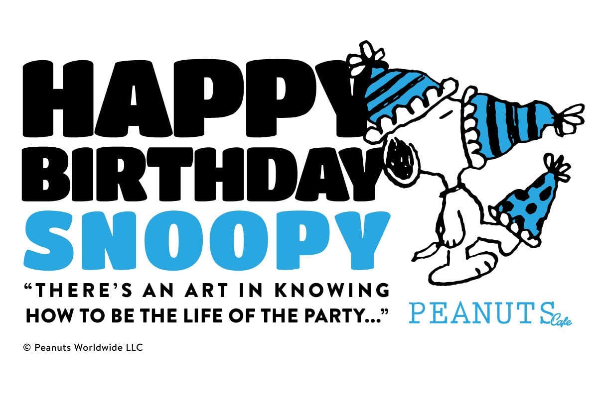 PEANUTS Cafe全国でスヌーピーバースデーフェア開催｜無料ドリンク付きプレートも登場
