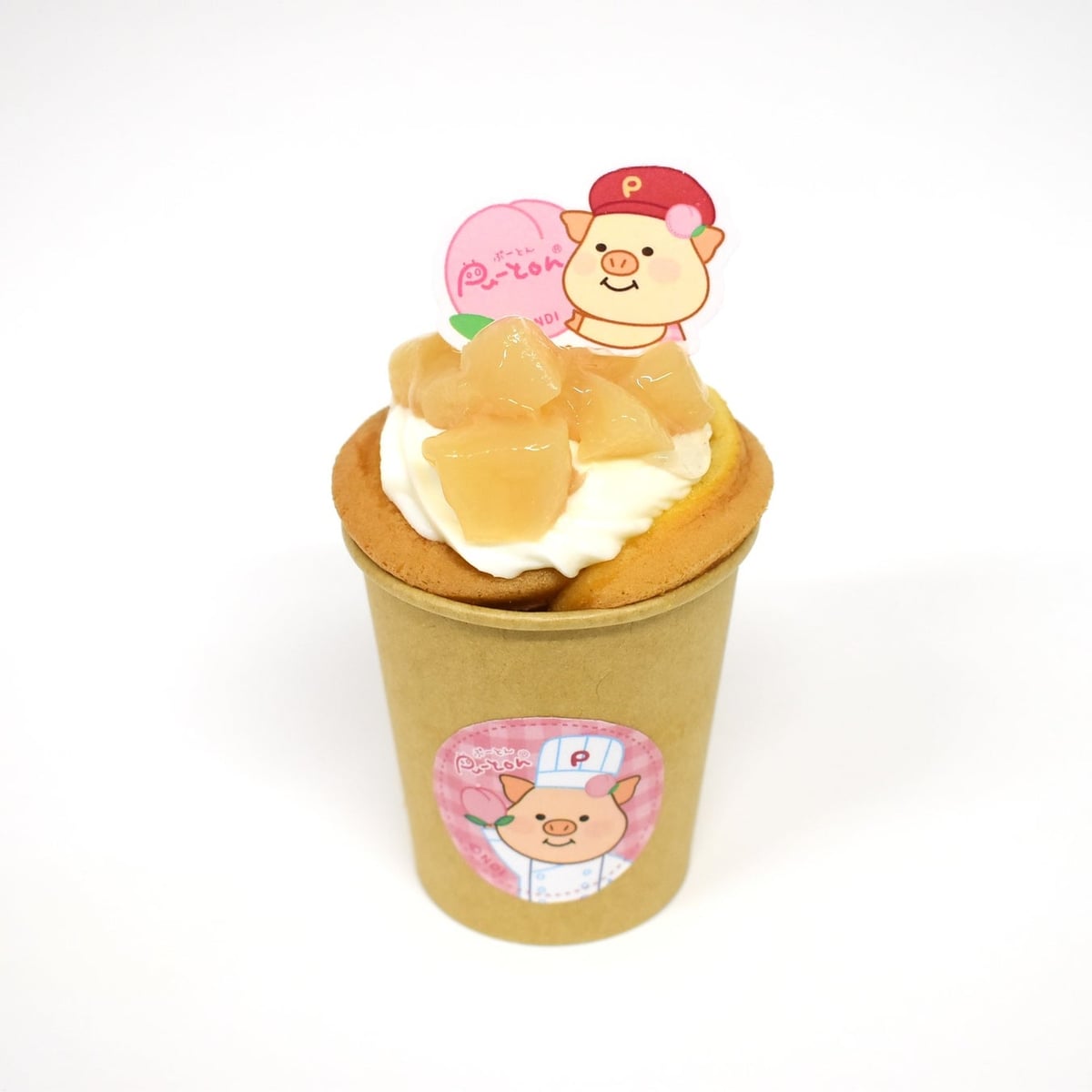 人気キャラクター「ぷーとん」とコロンバンが初コラボ！桃づくしのワッフルとパンナコッタを7月17日〜期間限定販売 7月17日〜