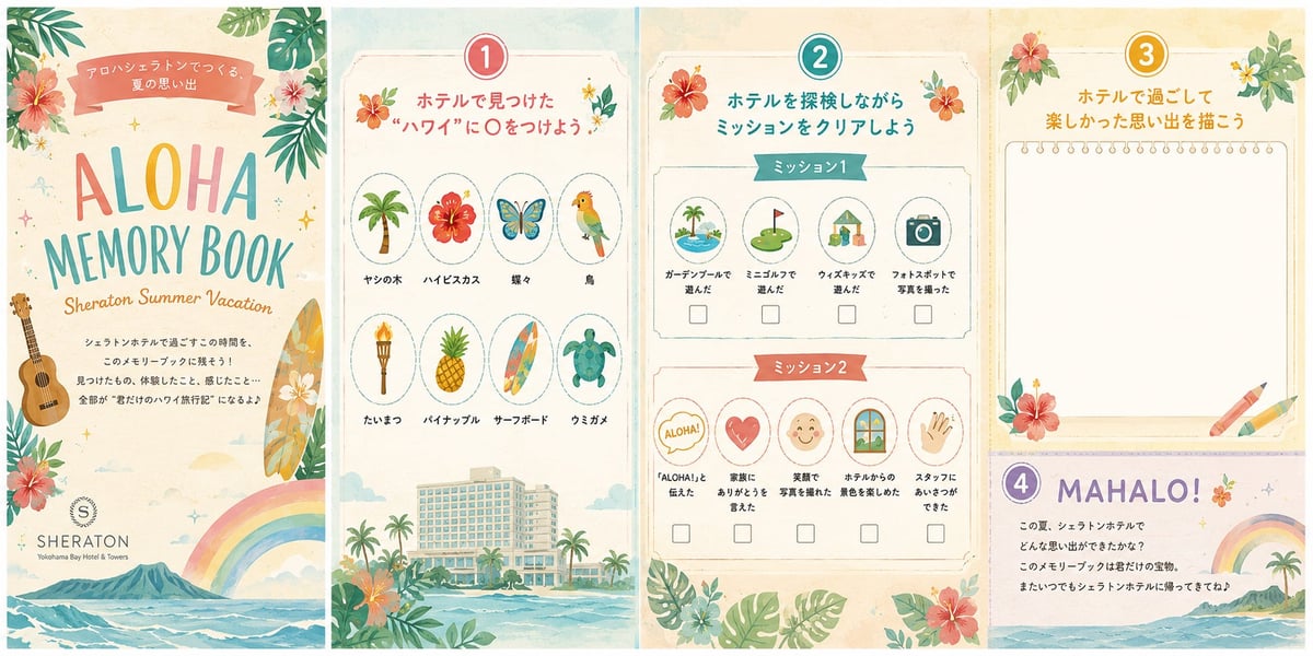 ALOHA! シェラトン メモリーブック(イメージ)
