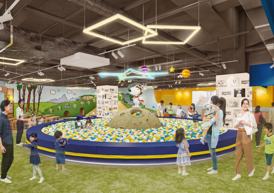 日本初登場！スヌーピーの屋内遊び場「SNOOPY Playful PARK」がイオンモール津田沼Southにオープン