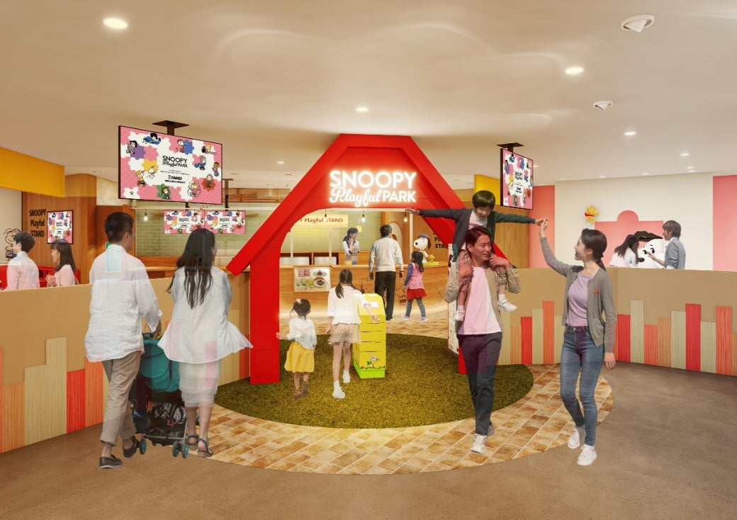 日本初登場！スヌーピーの屋内遊び場「SNOOPY Playful PARK」がイオンモール津田沼Southにオープン