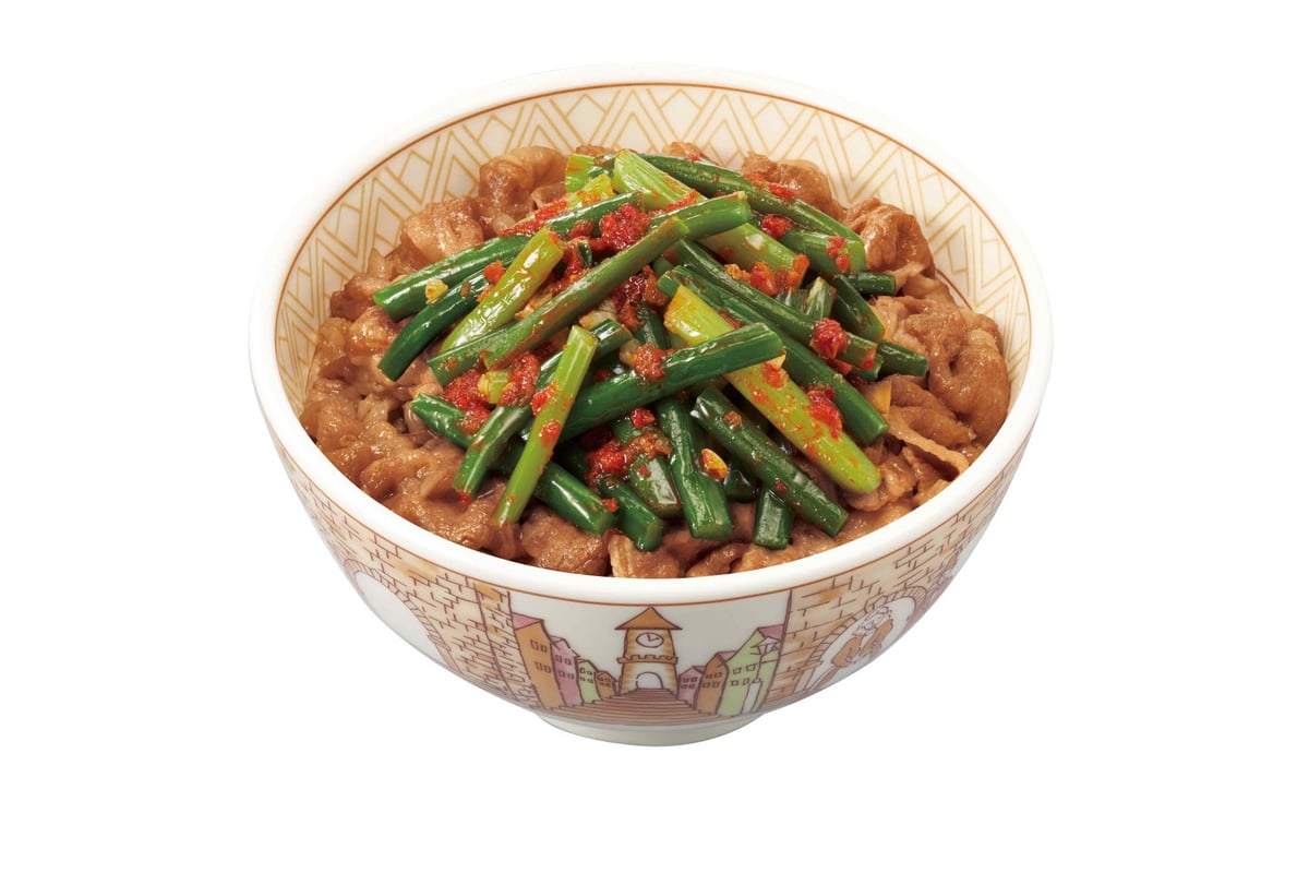 すき家の夏の大人気「ニンニクの芽牛丼」発売 7月8日〜