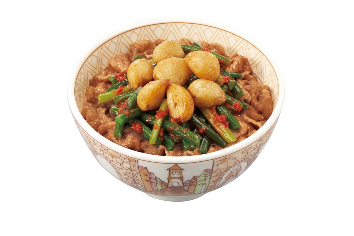 すき家の夏の大人気「ニンニクの芽牛丼」発売 7月8日〜