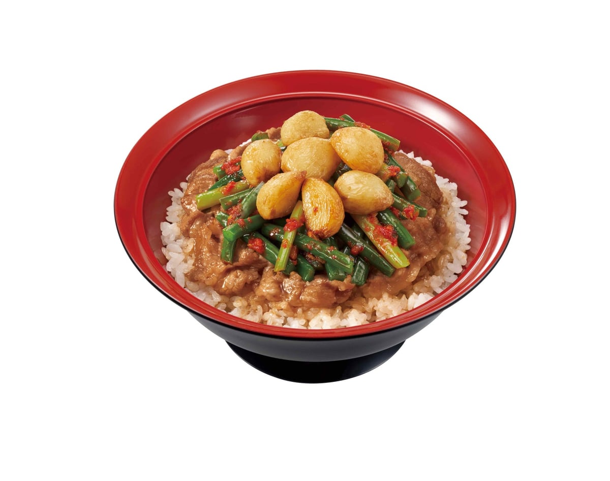 すき家の夏の大人気「ニンニクの芽牛丼」発売 7月8日〜