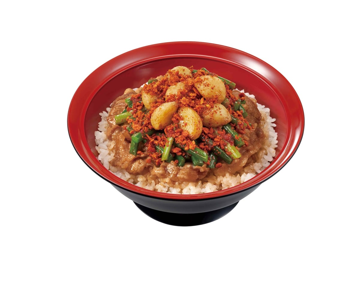 すき家の夏の大人気「ニンニクの芽牛丼」発売 7月8日〜